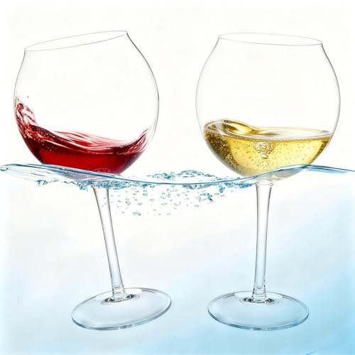 Goodluck 2 Pack Plastic Wine Glasses