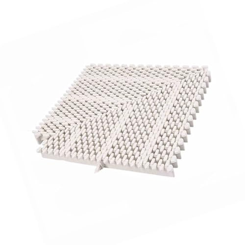 Générique Grille d'angle Piscine Type chaîne, Couvercle vidange Douche et passerelle, gratin débordement, for patios, salles Bains, allées extérieures au Bord Piscine(20x100cm/4pcs)