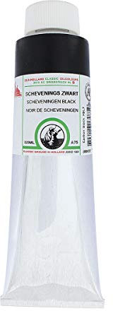Old Holland Classic Oil Color - Scheveningen Intense Black 225ml Tube 225ml Tube