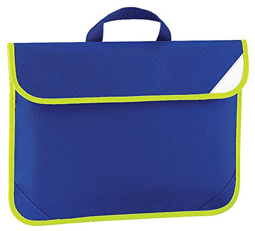 Quadra Büchertasche mit Reflektor - 4 Liter (Einheitsgröße) (Helles Royalblau)