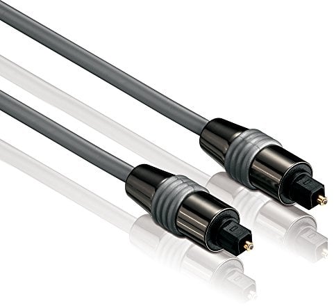 HDSupply TC030-075 Toslink S/PDIF Audio Kabel, optisch LWL, Stecker-Stecker, Ø 6,0mm, 7,50m, schwarz