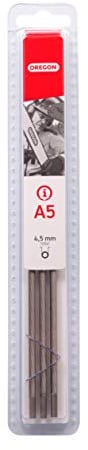 OREGON Q70512C, lime rotonde per affilare catene per motosega da 4,5 mm, 3/8, confezione da 3