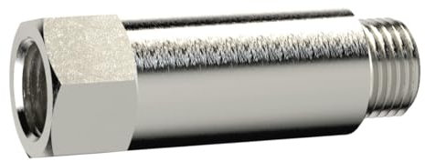 RIEGLER 111530-234.02-N Verlängerungsstück, lang, G 1/8 a., G 1/8 i., SW14, MS v., L=42mm, 1Stk