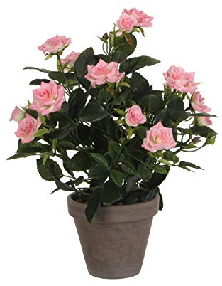 MICA Kunstpflanze, Polyester, Rosa, H33 x Ø25 cm