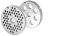 Wolfcut Bosch MUZ45LS1 Lochscheibensatz 3,5 MM + 10,0 MM/kompatibel mit Fleischwolf zu Bosch Küchenmaschinen MUM4... MUM5...
