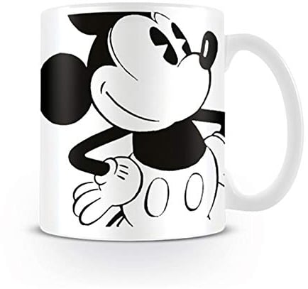 Mickey Mouse Pyramid International - Taza de Cerámica Vintage - 315ml - Licencia Oficial