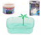 BPS® Pack Tortuguera Isla Grande para Tortugas Acuaterrario con Bloque de Calcio y Alimento Comida para Tortugas Colores se envian al Azar BPS-88510 * 1