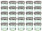 CapCro Lot de 25 bocaux en verre de 125 ml avec couvercles argentés à 66 pots à confiture