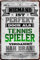 Niemand ist perfekt, doch als Tennisspieler... 20x30 Spruch Deko Blechschild 657