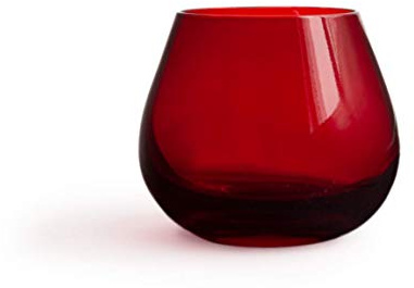 6 Copa/Vaso oficial de cata de aceite de oliva rojo granate | Única con certificado oficial del Consejo Oleícola Internacional