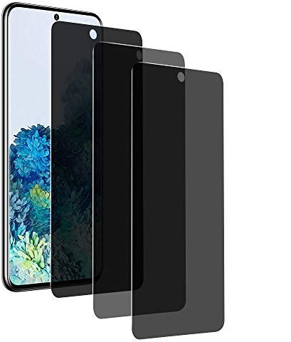 3 x Protection Écran pour Samsung Galaxy S20 Anti Espion en Verre Trempé sans Bulles d'air, Caselover Anti Spy Privacy Vitre Protecteur Ultra Résistant Anti Rayures 9H Dureté Film de Protecture