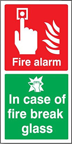 Schild, Brandmelder/Break Glass, Sav, Außenhöhe 900mm, Außenbreite 600mm, Schildfarbe vielfach, Schilderlegende Call Point/Break Glas, Schildermaterial Vinyl, Schildertyp Feuer, Persönlicher Schutz &