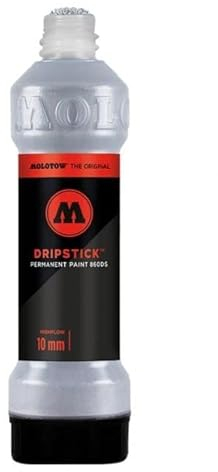 Molotow Dripstick Permanent Paint 860DS – Alkoholbasierter glänzender Marker (Chrom)