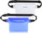KUPBOX 2 Stück wasserdichte Tasche mit Verstellbarem Gurt wasserdichte Beutel,100% wasserdichte Handytasche Handyhülle Schutzhülle für Wassersport/Strand/Schwimmen/Bootsfahrten (Weiß+blau)