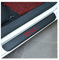 4 Pezzi Battitacco Fibra Carbonio Auto Door Sticker per Fi-at 500, Prevenire l'usura ​Previene Graffi Styling Accessorio