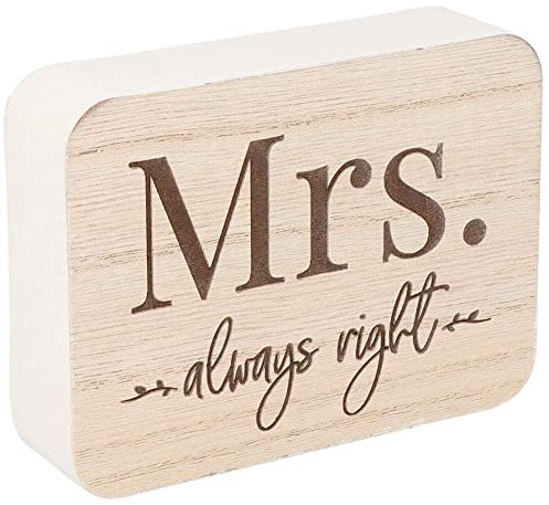 Spruchreif | Tafel mit Spruch | Deko Aufsteller mit Schriftzug | Geschenk Braut | Mr. & Mrs.