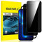QUESPLE 2 Pezzi Privacy Pellicola Protettiva per iPhone 13 Pro Max 6,7, (Vetro Privacy) Anti Spy in Vetro Temperato con Strumenti di Installazione, Durezza 9H, Ultra Resistente