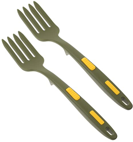 UPKOCH 2 Piezas Tenedor De Silicona Tenedor De Fideos Fritos Cuchara De Espagueti Tenedor De Degustación De Parrilla Tenedor para Mezclar Largo Productos Domésticos Gel De Sílice