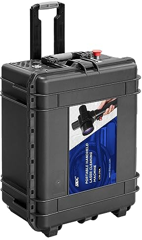 LYXC Machine de nettoyage laser portable 200 W Machine de nettoyage laser pulsé Max 200 W Machine de nettoyage laser portable pour enlever la rouille, la peinture, la résine appliquée sur voiture,