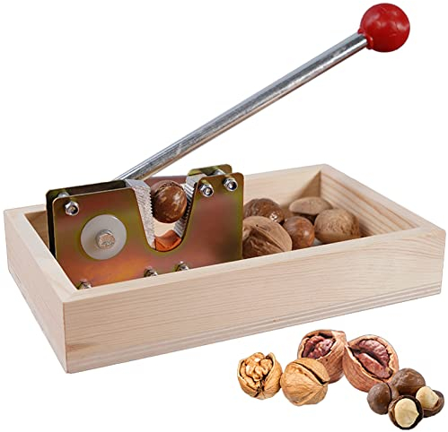 Mechanischer Nussknacker, Nusszange, Vintage Walnussknacker, Kraftsparend Nüsse öffnen Werkzeug, Hebel, Metal, Nussknacker-Walnüssen