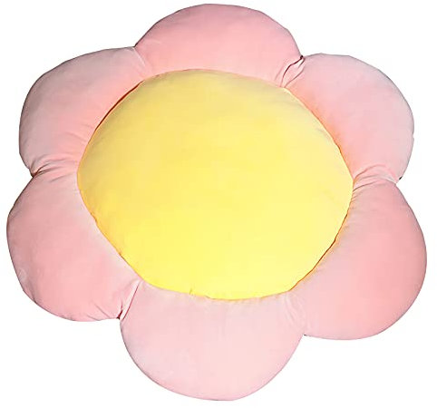 IMYOGI Hängekorb-Stuhl-Kissen Hängekorb-Sitzkissen Ei-Stuhl-Kissen Hängematten-Stuhl-Kissen Dickes Nest-Rückenkissen für Patio-Garten (kein Stuhl) (Größe: 85 × 85 cm, Farbe: A)