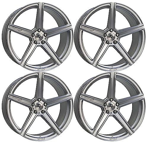 4x MB Design Felgen KV1S 9.5Jx21 ET38 5x114,3 Silber kompatibel mit Hyundai Santa Fe