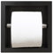 KOLMAN Toilettenpapierhalter Unterputz Wandnische Wall Box Paper 1 Schwarz Badezimmer Klopapierhalter