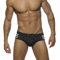 RQPYQF Costume Slip Uomo, Costume Mare Uomo Slip Piscina Costume Nuoto Slip Costume Uomo Swimming Brief Coulisse Regolabile YK93 Taglia M - XXL (Nero, XXL)