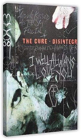Disintegration The Cure 1989 Musikalbum Cover Art Poster Leinwand Poster Wandkunst Dekor Druck Bild Gemälde für Wohnzimmer Schlafzimmer Dekoration Rahmenstil 60 x 90 cm