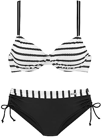 Lascana Damen Bügel-Bikini recyceltes Obermaterial