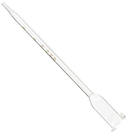 Christol Wineometer 13 cm Weinherstellung Alkoholmessgerät Tester für Wein Alkohol mit Thermometer Messtest Konzentrationsmesser Glasmaterial