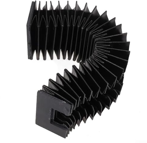 PETSTIBLE Staubdichtes Schutztuch für CNC-Werkzeugmaschinen, HGR20 Faltenbalg, Linearführung, CNC-Staubdichtes Tuch, Stretchlänge (gedehnte Länge 200 mm), HL9W42R7533GJLF4B5092S0