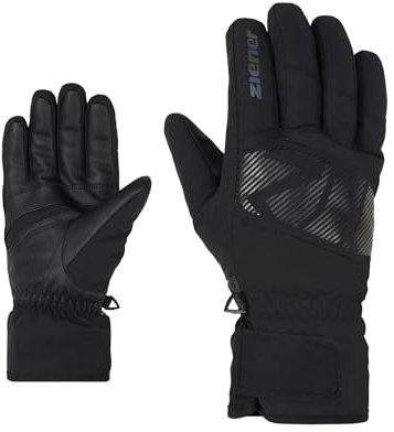 Ziener Erwachsene GALIBO Ski-Handschuhe/Wintersport | Gore-Tex, warm, atmungsaktiv, Black, 7