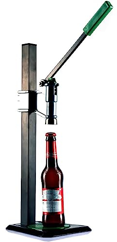 Beer Capping Machine, Manual Stand Counter Top Capper for Beer Bottle/Glass Bottle Cap, Adjustable Height, Suitable for 26mm-29mm Caps