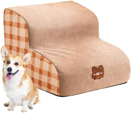Escalera para perros - Peldaños y rampas para mascotas, cama para mascotas | Peldaños antideslizantes para perros, rampas, escaleras para perros, escaleras para perros mayores extraíbles y lavables,