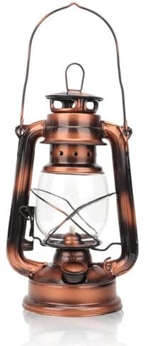 Petroleumlampe Outdoor , Retro Sturmlaterne, Petroleumlampe Geeignet Für Indoor ,Haus, Garten, Camping,25cm (bronze)