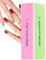 Nail File Block 4-Way 4-Sided Nail Buffer Block | Fingernail Buffer Nail Shine Buffer Block - Nail Buffer with 4-Sided Blocks for Smoothing, Polishing and Shine