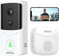 INFIYA Video Türklingel Kamera Kabellos - 2K WiFi Smart Türklingel mit Indoor Chime, Batterie Outdoor Security Türklingel mit Kamera, 2-Wege-Audio, PIR-Erkennung, Echtzeitalarm, IP65, Nachtsicht