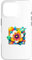 Hülle für iPhone 16 Pro MCM Quadratische Blumenkunst
