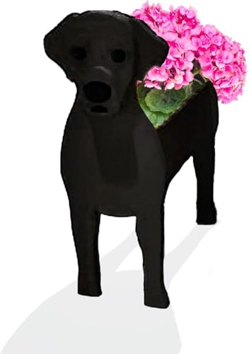 EHOTER Hundeblumen-Übertopf, Geschenke für Frauen, niedliche Hunde-Pflanzgefäße, Blumentöpfe, für drinnen und draußen, Garten, Übertopf für Geburtstagsgeschenk, Büro, Dekoration, Haustierliebhaber