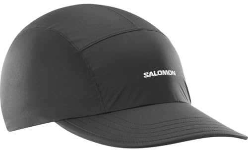 Salomon BONATTI Pro 5P Cap - Casquette de Trail Running imperméable, Respirante et Compressible pour Une Protection complète Contre Les intempéries et Un Confort sous la Pluie ou la Neige