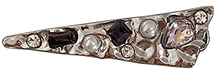 Unique Girls Hair Clip Lovely Duckbill Colorful Zircon Decors Hair Clip Multi-Type Can Choose Hairpins For Teenagers Festival Hair Barrettes For Daily Life Large Lovely Hair Barrettes For Woman Small