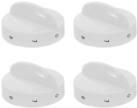 KICHOUSE 4 pezzi Manopola termostato frigorifero: Manopola di controllo della temperatura di ricambio - Parte termostato in plastica per mini frigo congelatore ufficio camper