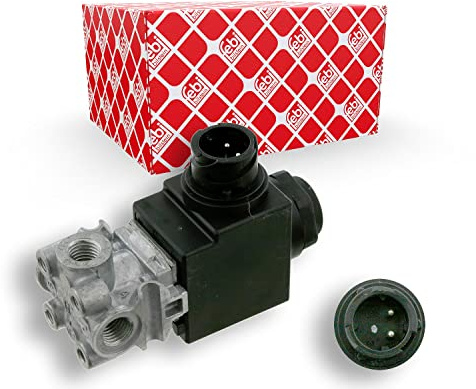 febi bilstein 24017 Magnetventil für Abgasanlage, Getriebe und Batteriekasten, 1 Stück