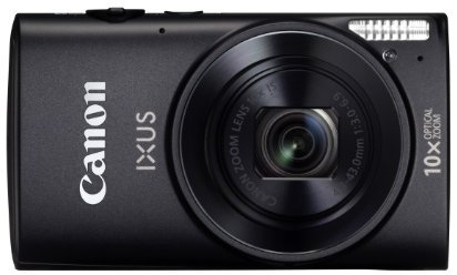 Canon IXUS 255 HS Digitalkamera (12,1 MP, 10-Fach Opt. Zoom, 7,5cm (3 Zoll) Display, Full-HD, bildstabilisiert) schwarz