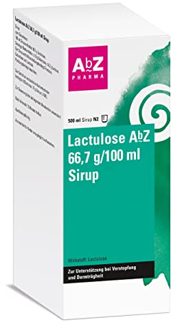 Lactulose AbZ Sirup 66,7 g/100 ml: Hilft schonend bei Verstopfungen, 500 ml