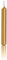 Wiedemann 580802.026 Baumkerzen lackiert, Wachs, Gold, 9.6 x 1.3 cm