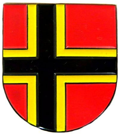 FahnenMax® Pin Deutscher Widerstand Wappen Anstecker Anstecknadel