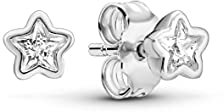 Pandora Moments Women's Sterling Silver Sparkling Star Stud Earrings, No Box
