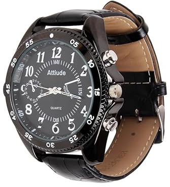 KOBERT GOODS K55 getarnte Full-HD Überwachungs-Kamera in Einer Aufladbaren Armbanduhr versteckte Mini-Camera mit USB Lade-Funktion Dauer-Aufnahme Nachtsicht und Ton IR 32GB sowie Video-Aufzeichnung